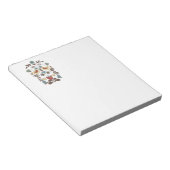 Pennsylvania Nederlands Amish Hex teken vogel amer Notitieblok (Schuin)