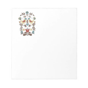 Pennsylvania Nederlands Amish Hex teken vogel amer Notitieblok