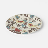 Pennsylvania Nederlands Amish Hex teken vogel amer Papieren Bordje (Gekanteld)