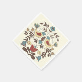 Pennsylvania Nederlands Amish Hex teken vogel amer Servetten (Hoek)