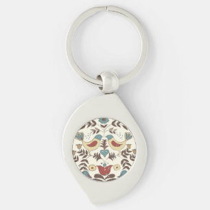 Pennsylvania Nederlands Amish Hex teken vogel amer Sleutelhanger