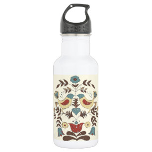 Pennsylvania Nederlands Amish Hex teken vogel amer Waterfles