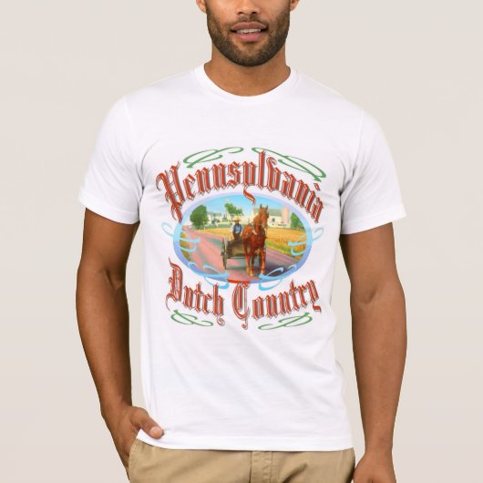Pennsylvania Nederlands Land T-shirt (Voorkant)