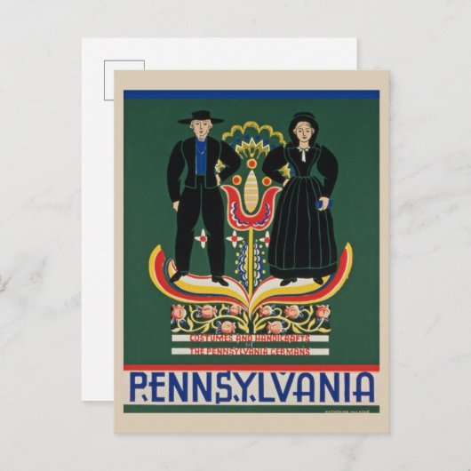 Pennsylvania Nederlandse Amish Duitse Reizen Briefkaart