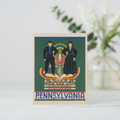  Pennsylvania Nederlandse Amish Duitse Reizen Briefkaart (Staand voorkant)