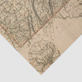 Pennsylvania, New Jersey Tissuepapier (Detail)