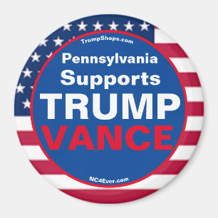 Pennsylvania ondersteunt de koelkast van TRUMP VAN Magneet
