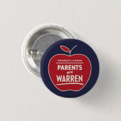Pennsylvania Ouders met Warren Ronde Button 3,2 Cm (Voorkant /achterkant)