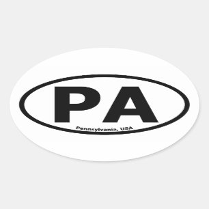 Pennsylvania Oval Sticker