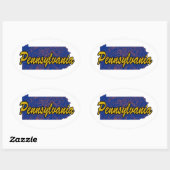 Pennsylvania Ovale Sticker (Vel)