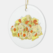 Pennsylvania PA Dutch Amish Food Chicken Pot Pie Keramisch Ornament (Links)