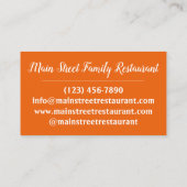 Pennsylvania PA Dutch Amish Food Chicken Pot Pie Visitekaartje (Achterkant)