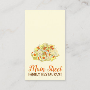 Pennsylvania PA Dutch Amish Food Chicken Pot Pie Visitekaartje