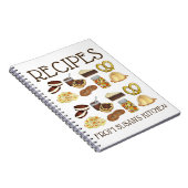 Pennsylvania PA Dutch Recipipes Personalized Cooki Notitieboek (Rechterzijde)