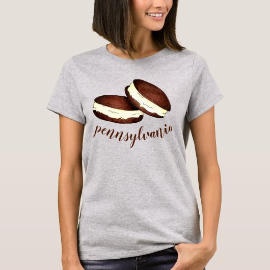 Pennsylvania PA Dutch Whoopie Pies Foodie Dessert T-shirt (Voorkant)