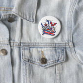 Pennsylvania Patriotism Butterfly Ronde Button 5,7 Cm (In situ)