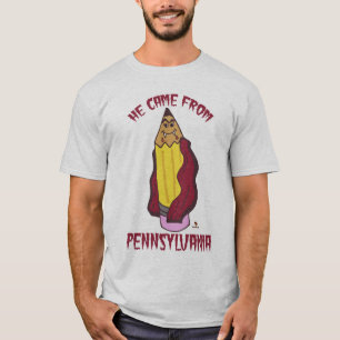Pennsylvania Pencil Vampire Fun Cartoon Kunst T-shirt