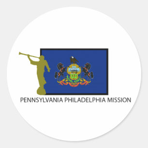 PENNSYLVANIA PHILADELPHIA MISSION LDS CTR RONDE STICKER
