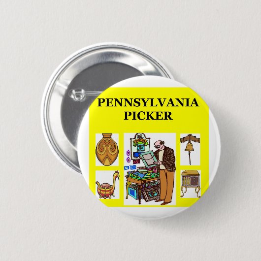 PENNsylvania picker Ronde Button 5,7 Cm (Voorkant /achterkant)