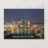 Pennsylvania Pittsburgh West End Briefkaart (Voorkant)