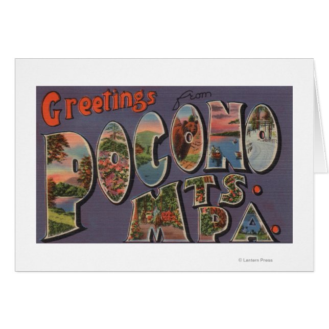 Pennsylvania - Pocono Mountians (Voorkant Horizontaal)