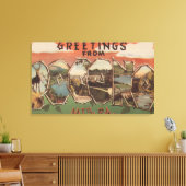 Pennsylvania - Pocono Mountians Canvas Afdruk (Insitu (Woonkamer))