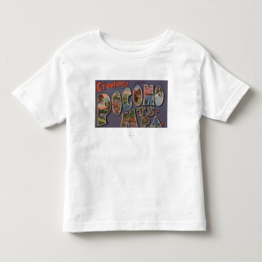 Pennsylvania - Pocono Mountians Kinder Shirts (Voorkant)