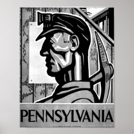 Pennsylvania Poster WPA 1938 Poster