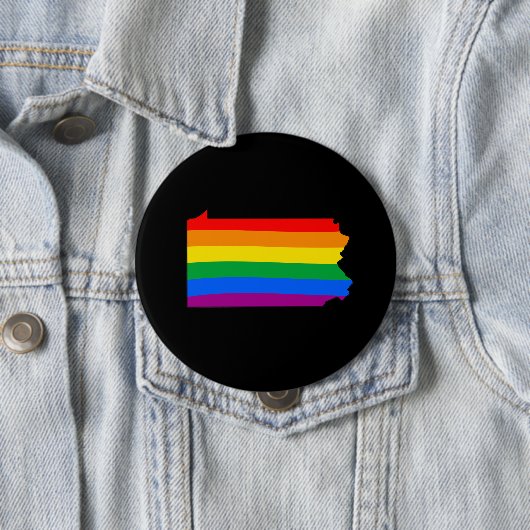 PENNSYLVANIA PRIDE -.png Ronde Button 4,0 Cm (In situ)