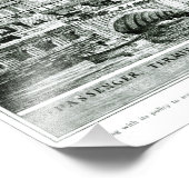 Pennsylvania Railroad 30th Street Station Foto Afdruk (Hoek)