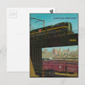 Pennsylvania Railroad Annual Report 1960 Briefkaar Briefkaart (Voorkant / Achterkant)