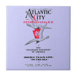 Pennsylvania Railroad Atlantic City Service 1904 Tegeltje