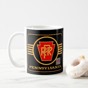 Pennsylvania Railroad Black en Gold Trivet Koffiemok