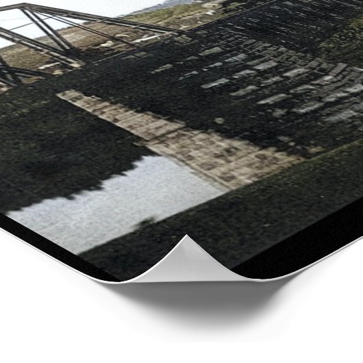 Pennsylvania Railroad bridge Mont Clare PA Poster (Hoek)