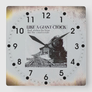 Pennsylvania Railroad Broadway Limited 1929 Vierkante Klok