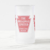 Pennsylvania Railroad Broadway Limited Beer Stein Matglas Bierpul (Center)