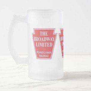 Pennsylvania Railroad Broadway Limited Beer Stein Matglas Bierpul