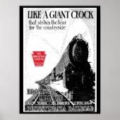 Pennsylvania Railroad Broadway Limited Poster (Voorkant)