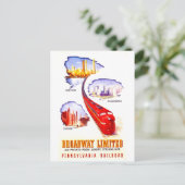Pennsylvania Railroad Broadway Limited Streamliner Briefkaart (Staand voorkant)