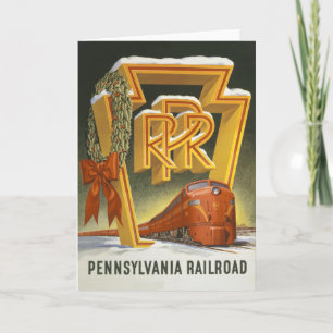 Pennsylvania Railroad Christmas Kaart