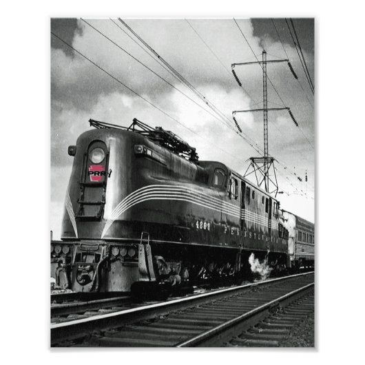 Pennsylvania Railroad Congressional Foto Print Foto Afdruk (Voorkant)