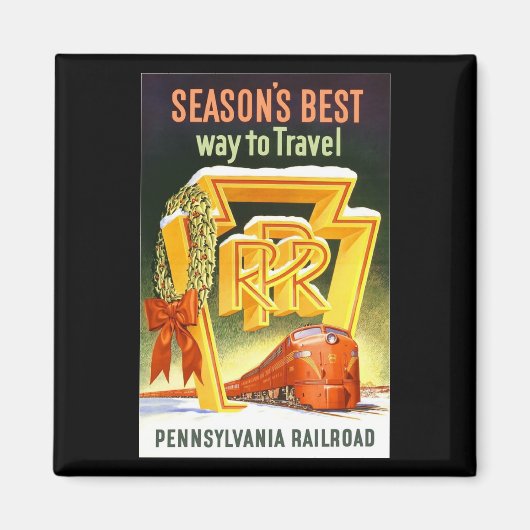 Pennsylvania Railroad, de beste manier om te reize Magneet (Voorkant)