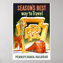 Pennsylvania Railroad, de beste manier om te reize Poster
