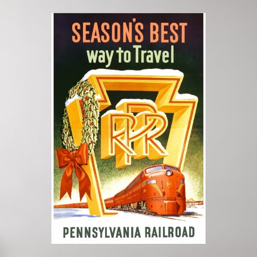 Pennsylvania Railroad, de beste manier om te reize Poster (Voorkant)