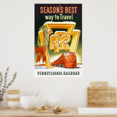 Pennsylvania Railroad, de beste manier om te reize Poster (Keuken)