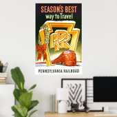 Pennsylvania Railroad, de beste manier om te reize Poster (Thuiskantoor)