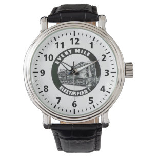 Pennsylvania Railroad elke mijl geëlektrificeerd Horloge