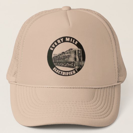 Pennsylvania Railroad elke mijl geëlektrificeerd Trucker Pet (Voorkant)