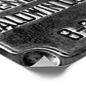 Pennsylvania Railroad GG-1 #4800 Builders Bord Poster (Hoek)