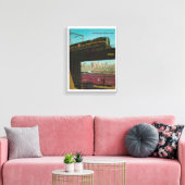 Pennsylvania Railroad Jaarverslag 1960 Canvas Afdruk (Insitu (Woonkamer))